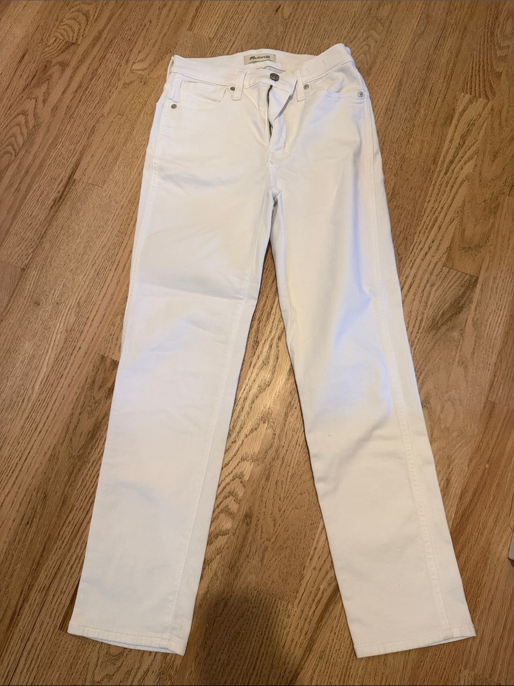 Madewell White Denim Jeans